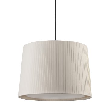 Faro Samba - Hängeleuchte - Ø 40 x 30 cm - schwarz und beige