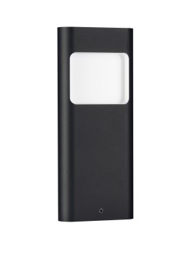 Nova Luce Tall - Gartenleuchte - 12,5 x 30 x 4 cm - 4W LED inkl. - IP54 - Sand schwarz