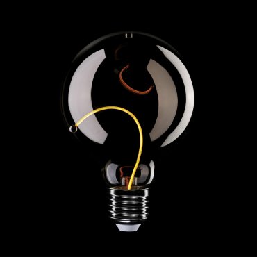 Creative Cables LED-Glühlampe Magnetic - Ø 9,5 x 14 cm - E27 - 2,2W - 1800K - geräuchert