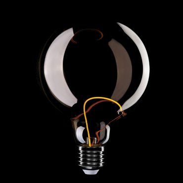 Creative Cables LED-Glühlampe Magnetic - Ø 12,5 x 17,8 cm - E27 - 2,8W - 1800K - geräuchert