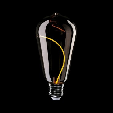 Creative Cables LED-Glühlampe Magnetic - Ø 6,4 x 14,9 cm - E27 - 2,2W - 1800K - geräuchert