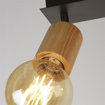 Searchlight Spinny - Aufbaustrahler 2L - 31 x 10 x 15 cm - mattschwarz