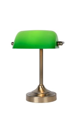 Lucide Banker - Schreibtischlampe - 30 x 13,5 x 22 cm - Bronze, grün