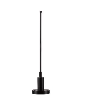 Nova Luce Dessay - Gartenpfosten - Ø 1,6 x 58 cm - 6W LED inkl. - IP65 - Sand schwarz