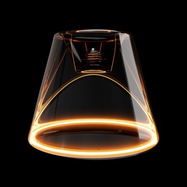 Creative Cables LED-Lampe Ghost Cone - Ø 19 x 15 cm - E27 - 6W - 1900K - geräuchert
