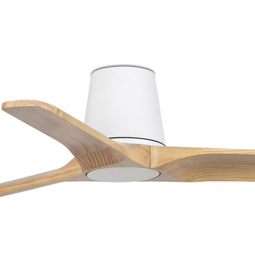 Faro Heywood Tub S Tuya Smart - deckenventilator - Ø 90 cm - matt weiß und pino
