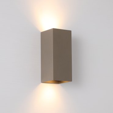 Searchlight Square - Wandleuchte - 6,7 x 6,7 x 15,5 cm - beige