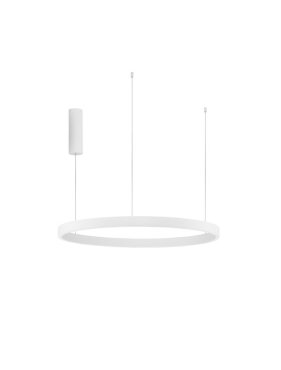 Nova Luce Elowen - Hängeleuchte - Ø 80 x 150 cm - 77W dimmbare LED inkl. - weiß