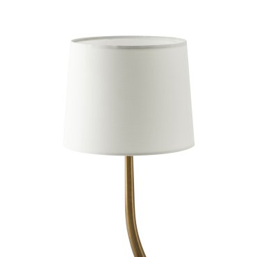 Faro Rem - Tischleuchte - Ø 25 x 57 cm - Bronze und Weiß