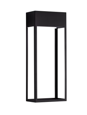 Nova Luce Moby - Außenwandleuchte - 16 x 40 x 9 cm - 20W LED inkl. - IP65 - Sand schwarz