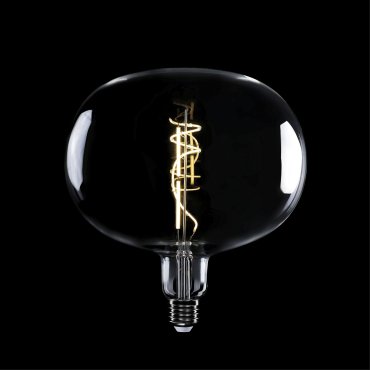 Daylight Italia LED-Lampe Ellipse - Ø 22 x 23,5 cm - E27 - 10W dimmbar - 2700K - transparent