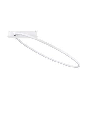 Nova Luce Kiklos - Deckenleuchte - Ø 64 x 30 cm - 30W dimmbar LED inkl. - Sand Weiß