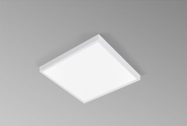 Century Italia P-Quadro Advance - Deckenleuchte - 59,5 x 59,5 x 1 cm - 40W LED inkl. - IP40 - weiß