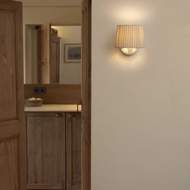 Faro Samba - Wandleuchte - 21,5 x 19 x 17,3 cm - weiß und beige