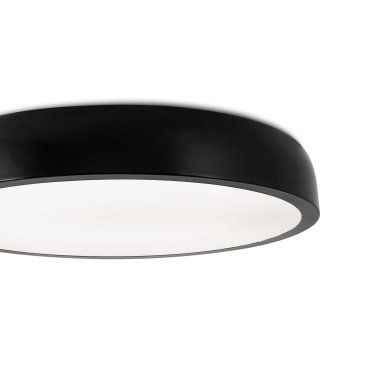Faro Cocotte - Deckenleuchte - Ø 43 x 8 cm - 30W LED inkl. - glänzend schwarz