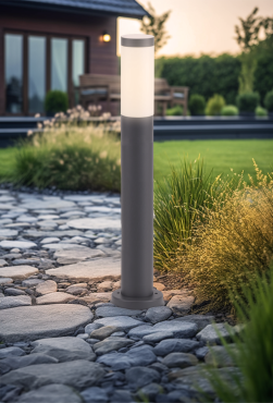 Century Italia Bamboo - Gartenpfosten - Ø7,6 x 80 cm - IP54 - anthrazit