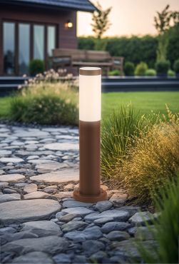 Century Italia Bamboo - Gartenleuchte - Ø7,6 x 45 cm - IP54 - braun