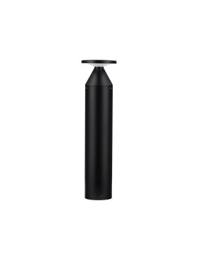 Nova Luce Neve - Gartenleuchte - Ø 13 x 50 cm - 11W LED inkl. - IP65 - Sand schwarz