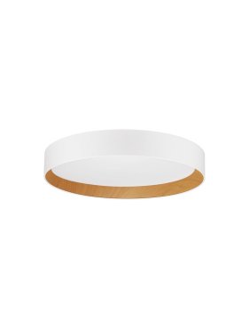 Nova Luce Stake - deckenleuchte - Ø 45 x 8 cm - 40W dimmbare LED inkl. - sand weiß