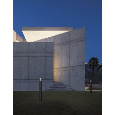 Nova Luce Rock - Gartenleuchte - Ø 9 x 83 cm - 10W LED inkl. - IP65 - sand schwarz