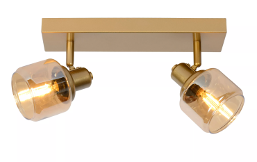 Lucide Bjorn - Aufbaustrahler - 30 x 14 x 14 cm - matt gold