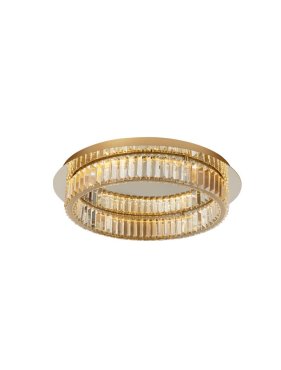 Nova Luce Aurelia - deckenleuchte - Ø 50 x 12 cm - 29W dimmbare LED inkl. - gold