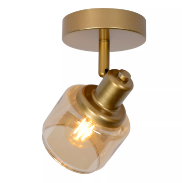 Lucide Bjorn - Aufbaustrahler - 10 x 15 x 14 cm - matt gold
