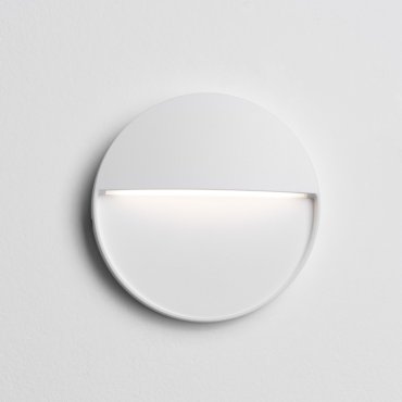 Nova Luce Toby - Außenwandleuchte - Ø 11 x 2,2 cm - 3W LED inkl. - IP54 - Sand Weiß