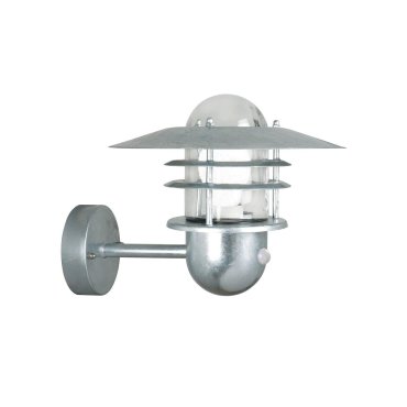 Nordlux Agger Sensor - Außenwandleuchte mit Bewegungsmelder - 29,5 x 29,5 x 20 cm - IP54 - Stahl verzinkt