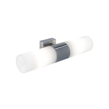Nordlux Tangens - Wandleuchte - 31 x 6 cm - IP44 - Chrom und Opalweiß