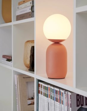 AUSSTELLUNGSSTÜCK - Nordlux Notti - Tischleuchte - Ø 15 x 34,5 cm - terracotta