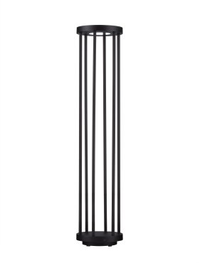 Nova Luce Nereus - Gartenpfosten - Ø 16 x 75 cm - 8W LED inkl. - IP65 - dunkel anthrazit