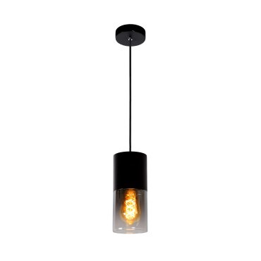 Lucide Zino - Hängeleuchte - Ø 10 x 153 cm - schwarz geräuchert