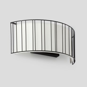 Faro Linda - Wandleuchte - 38 x 15 x 16 cm - schwarz und weiß