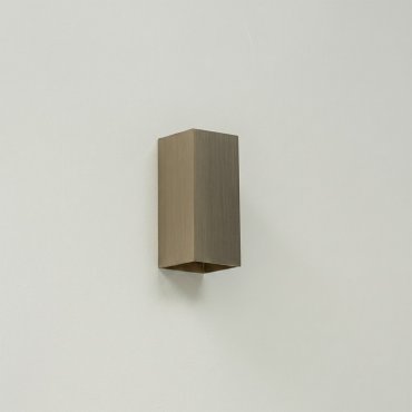 Artdelight Dante - Wandleuchte - 6,7 x 6,7 x 15,4 cm - Hellbronze
