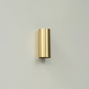 Artdelight Roulo2 - Wandleuchte - Ø 6,5 x 15,4 cm - matt gold
