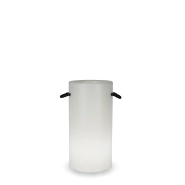 New Garden Palma - Flaschenhalter mit Beleuchtung solar mit wiederaufladbarem Akku und Fernbedienung - Ø 35 x 70 cm - RGB + weiß 5W dimmbare LED inkl. - IP65 - weiß