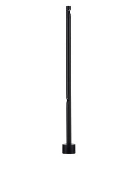 Nova Luce Luxor - Gartenleuchte - Ø 8 x 90 cm - 8W LED inkl. - IP65 - Sand schwarz