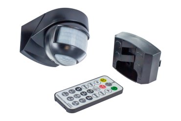 Integral LED – PIR-bewegungsmelder mit doppeldetektor – 7,2 × 7,5 × 11,8 cm – IP54 – mattschwarz