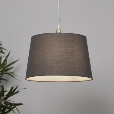 Kegelförmiger Lampenschirm Clyde Searchlight - Ø 30 x 19 cm - anthrazit