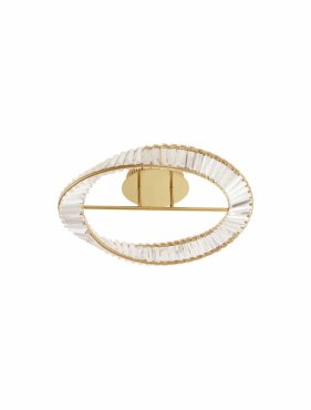 Nova Luce Aurelia - deckenleuchte - Ø 60 x 15 cm - 35W dimmbares LED inkl. - gold