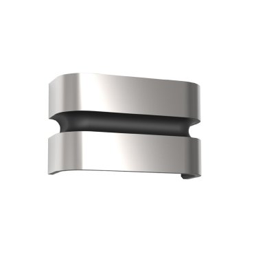 Lutec Maya - Außenwandleuchte - 18 x 6 x 11 cm - 15W LED inkl - IP44 - Edelstahl