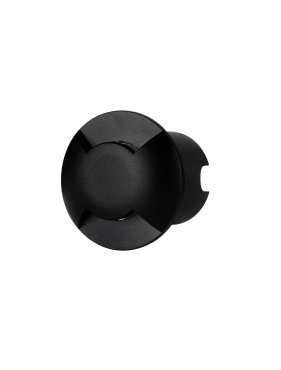 Nova Luce Eris - Wandeinbauleuchte - Ø 6 x 5,4 cm - 1W LED inkl. - IP67 - Sand schwarz