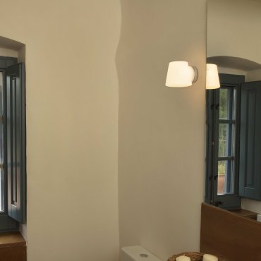 Faro Bianca - Wandleuchte - 12,3 x 14 x 11 cm - IP44 - Chrom poliert