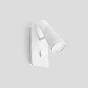 Faro Lao - Wandleuchte mit Schalter - 7,5 x 12 x 15,5 cm - 4,5W LED inkl. - matt weiß