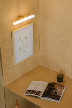 Faro Calma - Wandleuchte - 30 x 5,5 cm - 5W LED inkl - IP44 - gelb