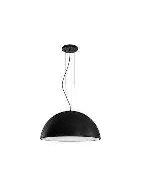 Nova Luce Tholos - Hängelampe - Ø 70 x 240 cm - Sand schwarz und matt Weiß