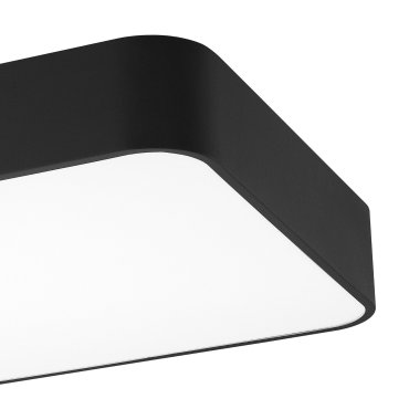 Nova Luce Ragu - Deckenleuchte - 46 x 46 x 10 cm - schwarz