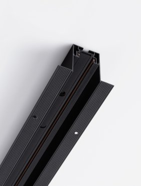 Nova Luce Buxton L - magnetisches Einbauprofil - 200 x 8,1 x 6,1 cm - schwarz