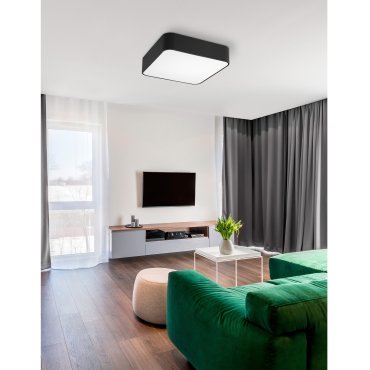 Nova Luce Ragu - Deckenleuchte - 36 x 36 x 10 cm - schwarz